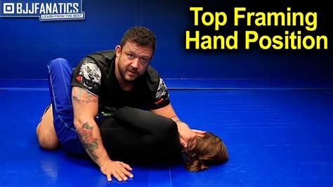 Stop Your Opponents Guard With Top Framing Hand Position By Tom