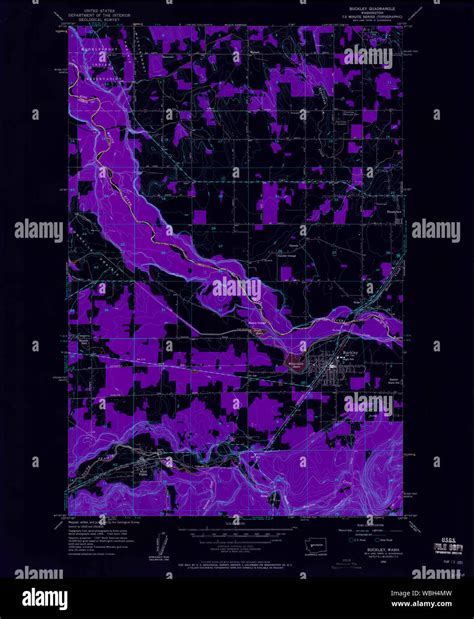 Map of buckley washington hi-res stock photography and images - Alamy