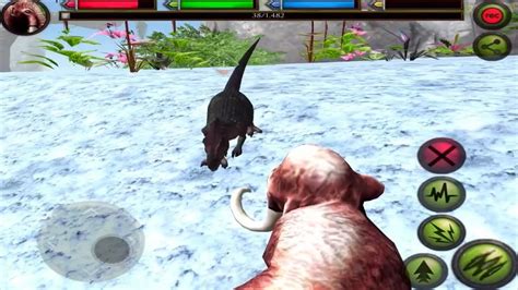 Mammoth Vs Sabertooth T Rex Mammoth Ultimate Dinosaur Simulator