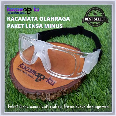 Jual Kacamata Olahraga Sport Lensa Minus Basket Futsal Motor