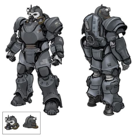 Fallout 76 Concept Art Fallout Power Armor Fallout Concept Art