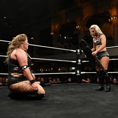 Photos Piper Niven Vs Toni Storm Vs Kay Lee Ray Triple Threat Nxt Uk Women S Title Match In