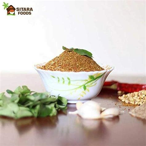 SITARA FOODS Leaves Powder Karivepaku Karam Podi Curry Kari Patta 250