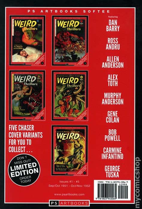 Pre Code Classics Softee Weird Thrillers TPB 2022 PS Artbooks Comic