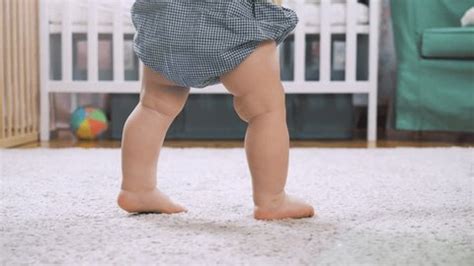 Baby Learning Walk Taking First Steps Stock Footage Video (100% Royalty-free) 1101747991 ...