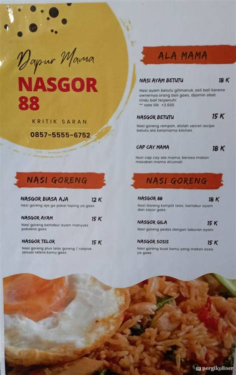 Selalu Diperbarui Menu Nasgor Rungkut Surabaya