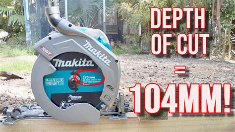 Makita 40v 270mm Track Compatible Circular Saw 10 5 8 Review BEAST