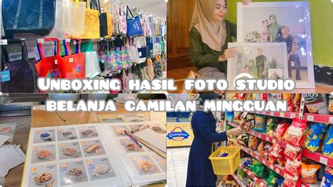 MINI VLOG BELANJA TAS KARUNG UNBOXING HASIL FOTO STUDIO BELANJA