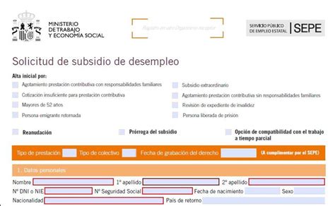 Solicitud Prestacion Desempleo Documentacion Cartadesolicitud