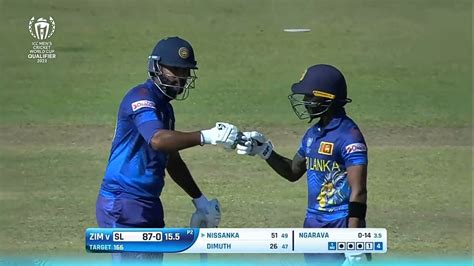 Sri Lanka Vs Zimbabwe Icc World Cup Warm Up Full Match Highlight Video