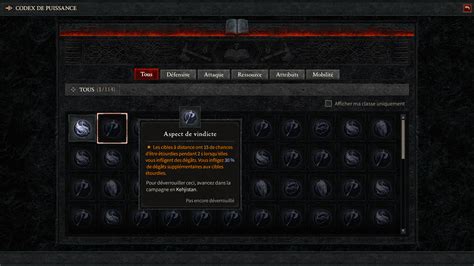 Codex Diablo IV Beta Interface In Game