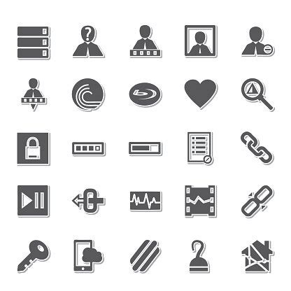 Icon Set Stock Clipart | Royalty-Free | FreeImages