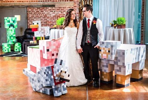 Amazing Minecraft Wedding [pics] - Global Geek News