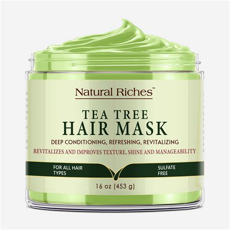 Tea Tree Hair Mask And Deep Conditioner 16 Oz