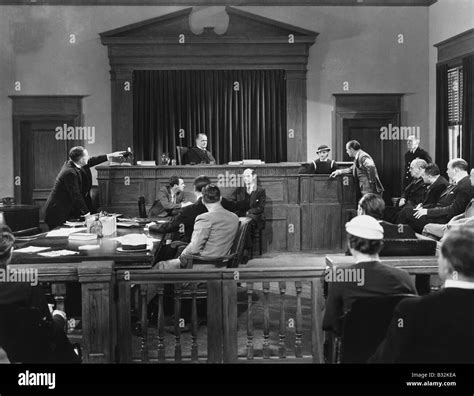 Courtroom Scene Stock Photo Alamy