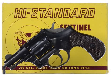 High Standard Model R 108 Sentinel Revolver With Box Rock Island Auction