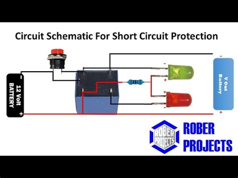 Cara Merangkai Short Circuit Protection Dengan Relay Volt Youtube