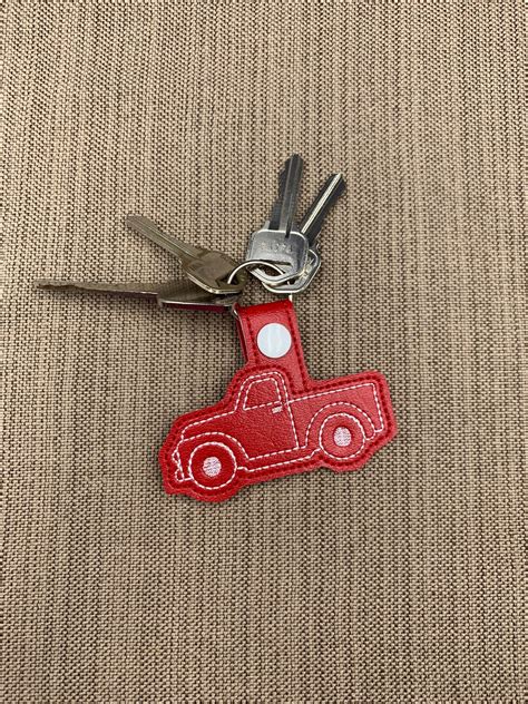 Truck Key Chain Truck Key Label Vehicle Key Chain Pickup - Etsy