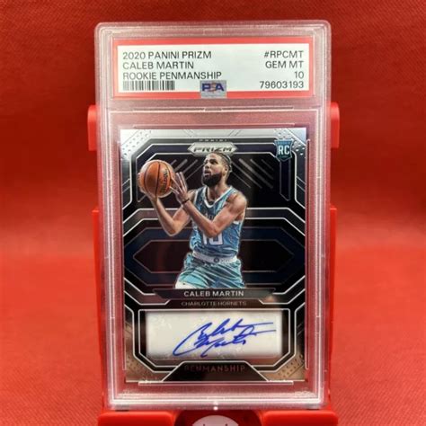 Panini Prizm Penmanship Caleb Martin Rp Cmt Psa Gem Mt Rookie