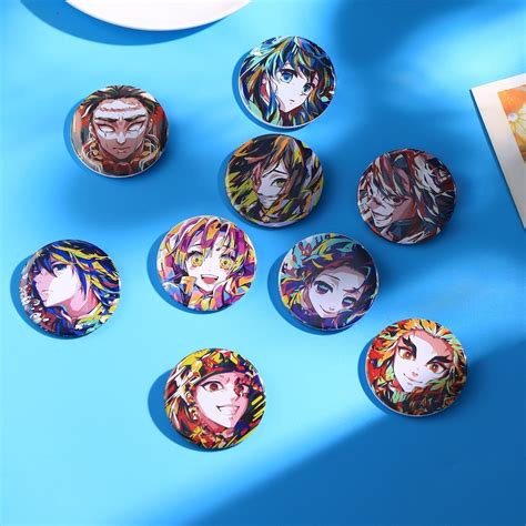 Anime Badges Demon Slayer Lapel Pin Blue Exorcist Diabolik Lovers