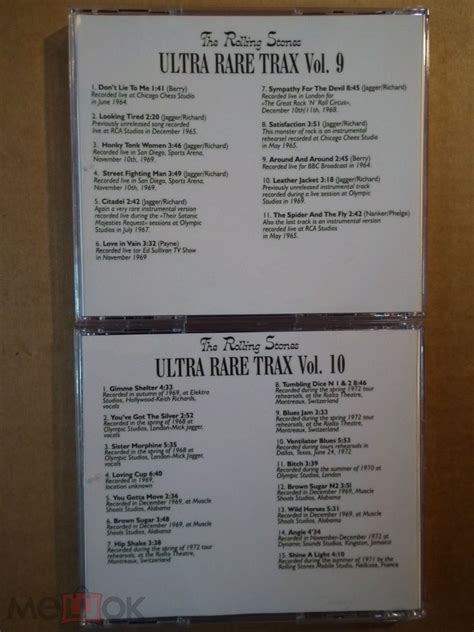 ROLLING STONES Ultra Rare Trax Vol 1 10 10CD SET