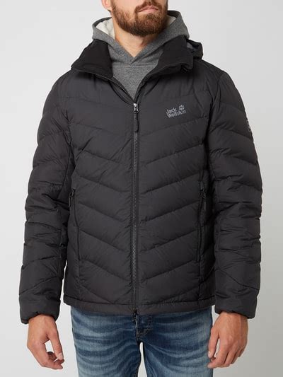 Jack Wolfskin Fair Wear Foundation Daunenjacke Mit Kapuze Black