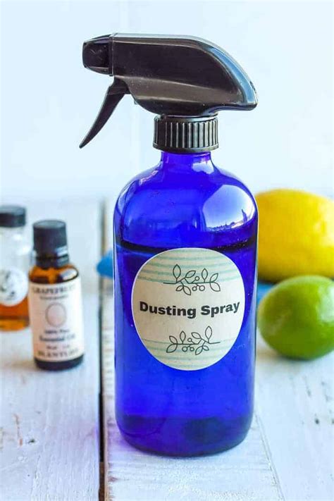 Homemade Dusting Spray And Furniture Polish Sustainable Cooks