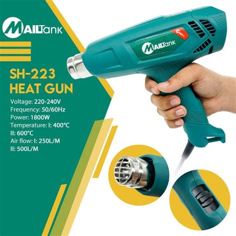 Jual Hot Gun Heat Gun Pistol Pemanas Listrik Mailtank Sh Alat