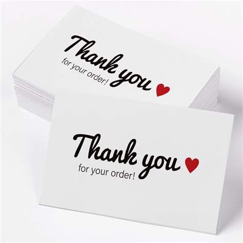 Amazon Lannso Thank You Cards Small Business Pcs Thank You