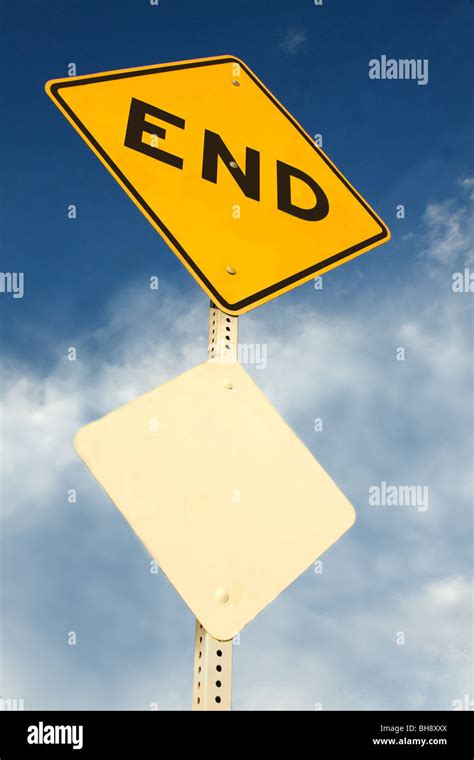 the end sign Stock Photo - Alamy