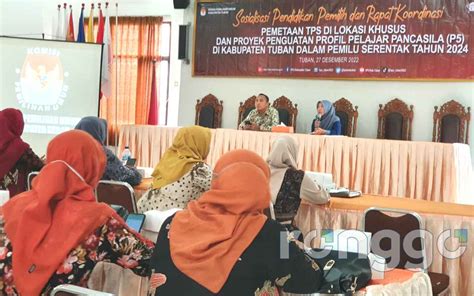 Persiapan Pemilu 2024 KPU Tuban Sosialisasikan Pendidikan Pada Pemilih