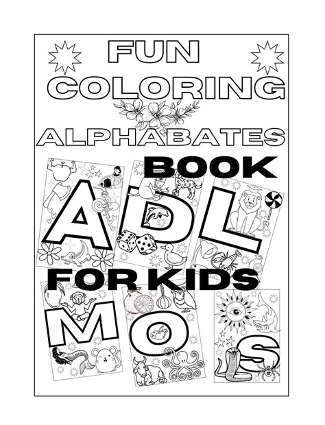 ALPHABET COLORING BOOK - Etsy