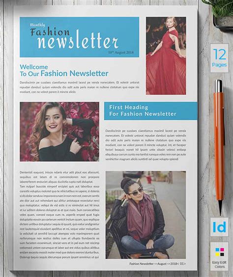 Best Indesign Newsletter Templates New For