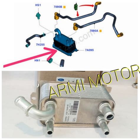 Jual Kit Trans Oil Cooler Ford Fiesta 1 4 Cc Trend Matik 6g917a095ad Original Ford Fiesta Di