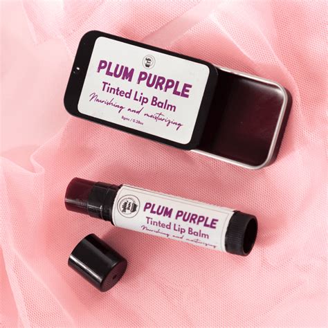 Plum Purple Tinted Lip Balm Bubblefarm