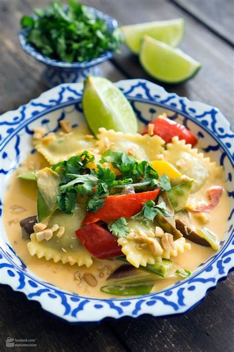 Thai Curry Mit Hilcona Spinat Ravioli Madame Cuisine Rezept Fusion