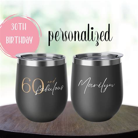 60th Birthday Tumbler Sixty And Fabulous 60th Birthday T