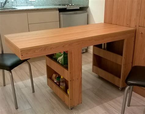 Mesa Comedor Desayunador Con Alacena Y Ruedas Furniture Home Dining