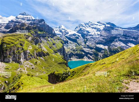 Oeschinensee Switzerland Banque De Photographies Et Dimages Haute