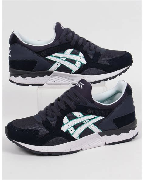 Asics Gel Lyte V Trainers Indian Ink White Shoes Runners Sneakers