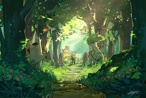 Zelda Breath Of The Wild Korok Forest