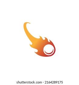 Meteor Icon Logo Design Illustration Template เวกเตอรสตอก ปลอดคา