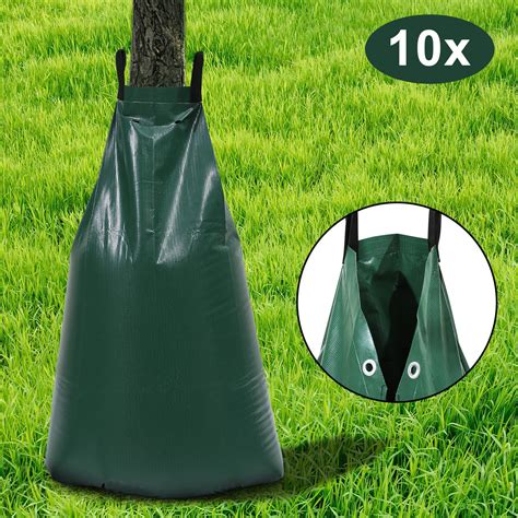 Sac d irrigation arbre 75L 10X vert Sac d irrigation goutte à goutte