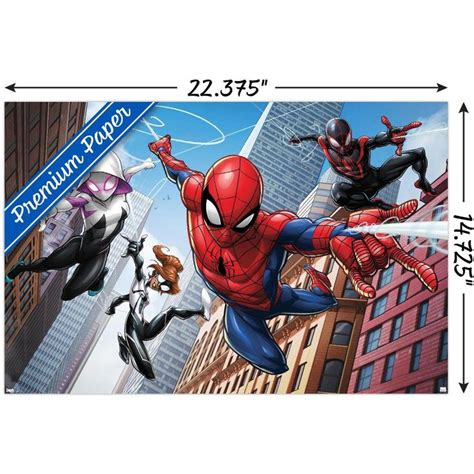 Trends International Marvel Comics Spider Man Web Heroes Unframed