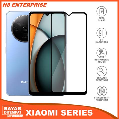 Jual Tempered Glass Full For Xiaomi Redmi A C Poco C C Tempered