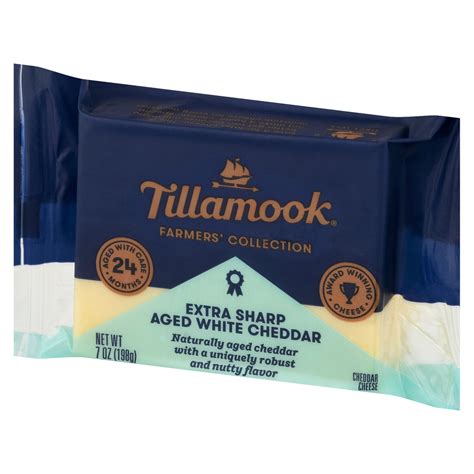 Tillamook Farmer S Collection Cheese Aged White Cheddar Extra Sharp