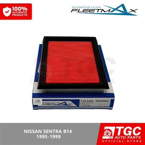 Fleetmax Air Filter Air Cleaner Nissan Sentra B14 1995 1999