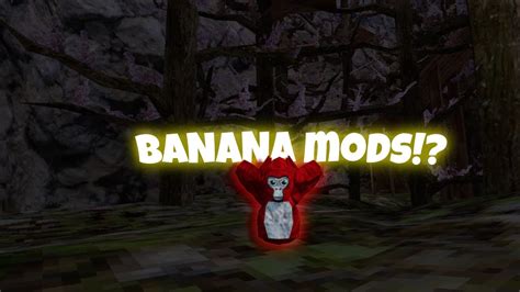 Banana Mods Banana Mod Menu V55 Gorilla Tag Youtube