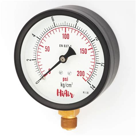 2 5 Inch 63 Mm 0 14Kg 0 200psi Pressure Gauge 100mm 4 At Rs 278