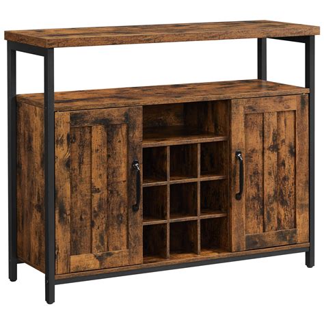 Buy Vasagle Storage Cabinet Sideboard And Buffet Table With Wine